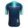 Racingjackor 2023 Gradient Color Pro Aero Cycling Jersey Short Sleeve Race Tight Fit Clothing Road Bike Hombre