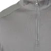 Camisetas masculinas 2023 homem lavável merino lã homens 1/4 zip out odor brigando suéter quente calor térmico de manga comprida Camisa