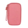 Storage Bags Convenient Lightweight Double Layers Data Cable Power Bank Protective Bag For Business Trip Pouch