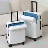 Valigie Moda Apertura frontale Bagagli da viaggio Ruota universale Trolley di lusso Borsa da valigia Uomo Donna Custodia da imbarco per PC