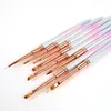 Nail Brushes Salon Tool Manicure Professional Art Brush Polish UV Gel Extension Pen Painting Drawing