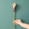 Decorative Flowers Real Touch Calla Lily Branch Fake Flower Bouquet PU Artificial INS Style Table Home Wedding Decoration Fall Decor