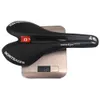 Sadder 2022 Fiber Road Mountain Bike Saddle använder 3K T800 Kolmaterial Ultralätt läderdyna Cycling Seat 0130