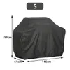 Tools & Accessories Black Grill Cover Gas Waterproof UV Protection Durable And Convenient