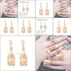 Dangle Chandelier Beaded Champagne Bottle Earrings For Women Men Handmade Drop Earring Birthday Holiday Parties Gifts Delivery Jewe Dhn4D