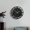 Zegary ścienne minimalistyczne akrylowe zegar moda dekoracja salonu przezroczystą naklejkę wisząca sypialnia wystrój domu