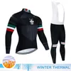 Ny 2023 Pro Winter Thermal Fleece Set Cycling Clothes Men's Jersey Sport Riding Bike MTB Clothing Bib Pants Warm Set Ropa Z230130