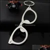 Nyckelringar Sommarsolglasflasköppnare Ring Metal Glass Keychain Bottles Top Handväska Väskor Fashion Jewelry for Women Män Drop de Dhe0d