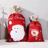 Kerstdecoraties Geschenkzakken Santa Claus Snowmen Elk For Kids Candy Storage Bag Jaar Huidige Kid Handtas