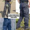 Herenbroek 2023 Vracht Tactical Casual Outdoor Jogger Heren militaire multi-pocket Training Trousers Wear-resistente overalls