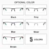 Sunglasses Frames Titanium Alloy Frame Eye Glasses Computer Optical Prescription Eyewear Men Style Half Rim Rectangular Spectacles