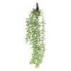 装飾的な花人工吊り下げvineヴァインヴァインガーランドユーカリのユーカリ葉緑の植物