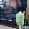 Plush Dolls 1pc Boba Plushies Bule Tea Toys Kawaii Cup Pillow Life Life Food محشوة ناعم الظهر وسادة الطفل هدية DR DHXCU4482823