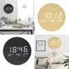 ساعات الحائط 7.5 بوصة LED Clock Nordic Silent Watch Tabl