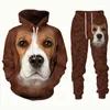 Men's Tracksuits 2023 3D German Shepherd Printed Men's Hoodies Sweatshirt Set Men/Women Sport And Casual Unisex Clothing Male Suit