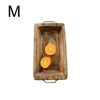 Plates Log Tray Rectangular Wooden Tea Solid Wood El Dinner Coffee Serving Dessert Bread Snack Fruit Storage Decorative