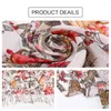 Cradif de craassements Femmes Imprimées florales Hijab Écharpe Châles Muslim Turbans Fiffite pour femmes Viscose Viscose Fashion Islamic Pashmina