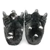 Slippers chegando, garras de animais internos masculinos, unissex plus size 44 45 Sapatos fofas fofas de peles flerry slides 230130