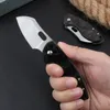 CK5311 Pocket Folding Knife 8Cr13Mov Satin Blade Carbon Fiber Handle Outdoor Camping Hiking Survival Knives with Retail Box