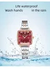 Armbanduhren Kimio Mode Frauen Uhr Quadratische Wasserdichte Damen Armbanduhr JAP Quarzwerk Luxus Edelstahlarmband Weibliche Cloc