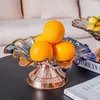 Plates Kitchen Tableware Multifunctional Home Creative Salad Bowl Fruit And Vegetable Dish Acrylic Glass Round