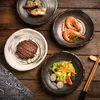 Plates Japanese And Korean Ceramic Irregular Cooking Sushi Snack Household Dishes Creative Restaurant Tableware