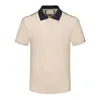 Men's Polos Designer Mens polo designer polos Summer Sports Leisure Tees T-shirt lapel tops slim breathable high-end brand man short sleeve t shirt SAGO