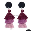 Dangle Chandelier Tassel Earrings For Women Fashion Tiny Drop Earring Female Jewellery Gift Bohemian Statement Delivery Jewelry Dh6Vt