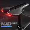 S bicicleta con luz trasera MTB cómodo a prueba de golpes almohadilla para sillín cojín para asiento de ciclismo alfombrilla piezas de bicicleta 0130