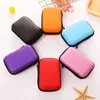 أكياس التخزين Mini Eva Earphone Bag Case Digital Gadget Device Case for Power Adapter Charger Data Cable Electronics Electronics