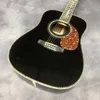 41 "D45 series luxury BK color all abalone Mosaic acoustic guitar