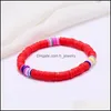 Brins de perles bijoux faits à la main en gros couleur doux Y plage bohème Bracelet pour femmes 98C3 livraison directe Bracelets Dhomv