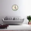 Wall Clocks Special Offer Home Decoration Modern Still Life Stickers Needle Quartz Watches Single Face Wooden Clock Pointers