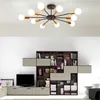 Żyrandole ganeed nowoczesny żyrandol LED mocowanie montowania sufitowe światło wnętrza lampa do domu do domu na poddaszu życiowa jadalnia