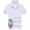 Lente Luxe Italië Mannen T-Shirt Designer Polo Shirts High Street Dier Borduurwerk Afdrukken Kleding Heren Merk Polo Shirt maat M-2XL