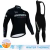 Sets Tour Of Italy Winter Thermal Fleece Radfahren Kleidung Männer Langarm Jersey Anzug Outdoor Reiten Bike MTB Kleidung Trägerhose set Z230130