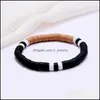 Brins de perles bijoux faits à la main en gros couleur doux Y plage bohème Bracelet pour femmes 98C3 livraison directe Bracelets Dhomv