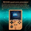 RG351V Portable Game Players ingebouwd 16G RK3326 Open Source 3.5 inch 640*480 Handheld Game Console Emulator voor PS1 Kid Gift