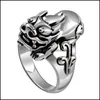 Кольца полосы Pixiu Sutra Amet можно настроить, чтобы открыть кольцо для богатства и удачи. Изменяется благоприятная доставка с каплями Jewel DHVCP