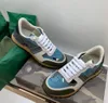 Super Gift Casual Shoes Luxury Runner Camouflage Sneaker Men Men Camo подлинная кожа