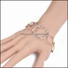 Ohrringe Halskette Big Statement Ohrring Hoop Kette Armband Kreis Halsketten Einfache Geometrisch Für Frauen Mädchen Schmuck Set Giftz Dr Dhdn3