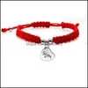 Link Chain behoorlijk gelukkige armband Ik hou van je moeder Red Thread Beautif armbanden sieraden voor mama moederdag cadeau Familie zegen chic cha dhvik