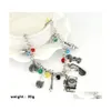 Pulseiras de charme boho pulseira pulseira pulseira j￳ias moda de j￳ias de cristal vidro contas dh entrega dhuws