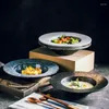 Plates Creative Soup Bowls El Restaurants Large Ceramic Curry Chicken Snack Dishes