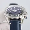 OMEGAWATCH 운동 기계식 오메가 9300 오메가 멘스 자동 시계 42mm 시계 비즈니스 손목 시계 슈퍼 빛나는 방수 100m Montre De Luxe Cowhide Stra