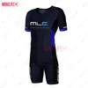 Jersey Sets MLC Triathlon Suit Men's Cycling Jumpsuit Mtb Bicycle Equipment Camisa Masculina Short Sleeve Maillot Ciclismo Hombre Z230130