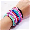 Brins de perles bijoux faits à la main en gros couleur doux Y plage bohème Bracelet pour femmes 98C3 livraison directe Bracelets Dhomv