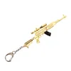 Erkekler için Oyun Anahtarları Kadın Oyuncak Gun Metal Küçük Hediye Anahtarı M762 98K Çocuk Anahtarı Kolye