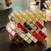 Scatole portaoggetti 16 griglie Scatola per rossetto trasparente Organizzatore per trucchi in acrilico Scaffale cosmetico Toeletta da tavolo Uso bagno