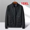 Kurtki męskie 10xl 8xl Plus Size Men Fashion Causal Cargo Coats Męska kurtka baseballowa Autumn Windbreaker Big 230130